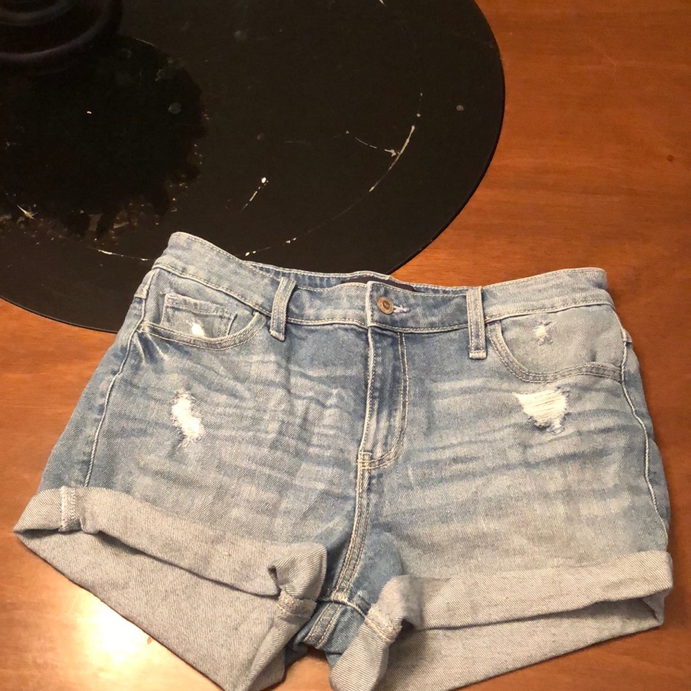 Denim shorts